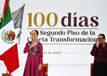 “ESTOY DEDICADA EN CUERPO Y ALMA AL BIEN DE NUESTRO PUEBLO Y DE NUESTRA NACIÓN”: PRESIDENTA CLAUDIA SHEINBAUM RINDE INFORME POR LOS 100 DÍAS DEL SEGUNDO PISO DE LA CUARTA TRANSFORMACIÓN