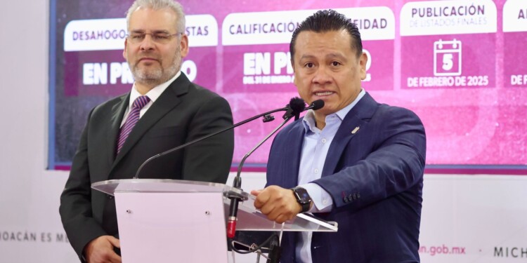 El 7 de febrero se publicará lista de aspirantes a juzgadores aprobada en Michoacán: Torres Piña