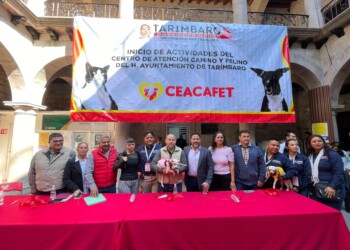 EL AYUNTAMIENTO DE TARÍMBARO INAUGURA EL CENTRO DE ATENCIÓN CANINO Y FELINO (CEACAFET)