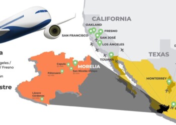 Aeropuerto de Morelia arranca 2025 con cifras históricas