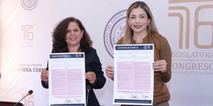 Presentan Convocatoria para la “Condecoración a la Mujer Michoacana 2025”.