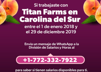 Trabajadores migrantes podrían tener salarios pendientes: Semigrante