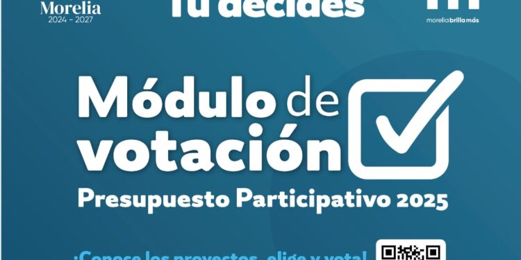 Listos, módulos de votación del Presupuesto Participativo 2025