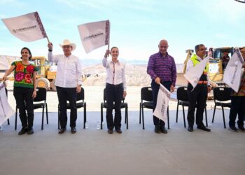 PRESIDENTA CLAUDIA SHEINBAUM ENCABEZA EL INICIO DE LA CONSTRUCCIÓN DE LA CARRETERA BAVISPE-NUEVAS CASAS GRANDES EN SONORA