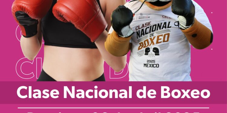 Cerrará Semana Nacional de Cultura Física con clase de boxeo