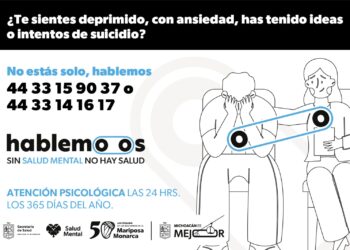 SSM refuerza prevención del suicidio en Michoacán