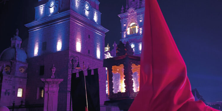 Procesión del Silencio, evento estelar de actividades de Semana Santa en Morelia