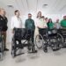 Entrega Voluntariado del IMSS sillas de ruedas