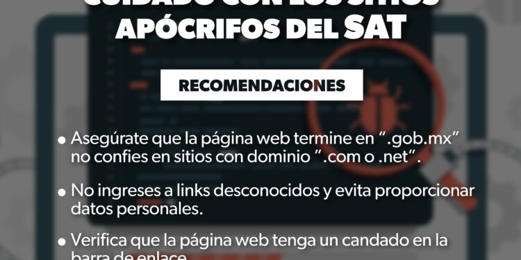 SSP alerta sobre ciberdelincuentes que suplantan al SAT para robar información