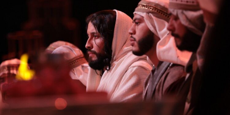 Éxito rotundo en presentación de la Última Cena en el centro de Morelia