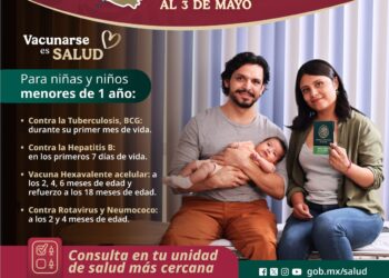 Conoce las vacunas que deben tener niñas y niños menores de un año: SSM