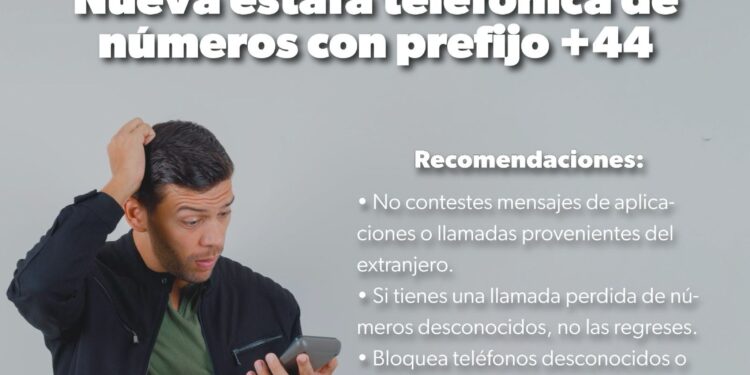 SSP alerta sobre nuevo fraude teléfonico con números desde Reino Unido