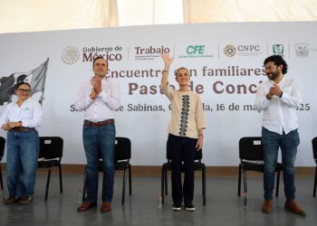 PASTA DE CONCHOS ES UNA HERIDA EN EL CORAZÓN DE MÉXICO QUE ESTAMOS SANANDO ENTRE TODOS Y TODAS: PRESIDENTA CLAUDIA SHEINBAUM SE COMPROMETE A ENCONTRAR A TODOS LOS MINEROS