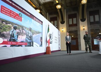 PRESIDENTA CLAUDIA SHEINBAUM DESTACA INICIO DE CONSTRUCCIÓN DE LOS TRENES A PACHUCA, QUERÉTARO Y VÍA DE CARGA DEL TREN MAYA EN LOS PRIMEROS SIETE MESES DE SU GOBIERNO