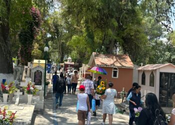 Miles de personas acuden al Panteón Municipal para conmemorar el Día de las Madres