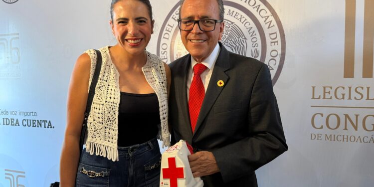 Cruz Roja reconoce respaldo del Congreso; Giulianna Bugarini agradece al pueblo