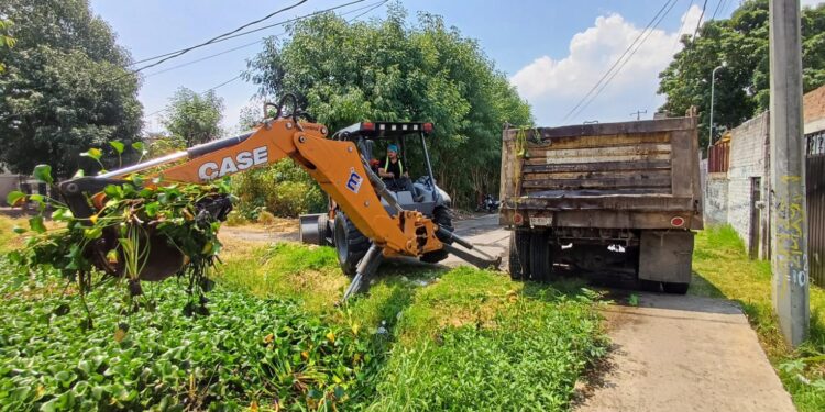 Gobierno de Morelia mantiene acciones para la limpieza de drenes y arroyos