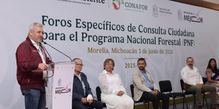 Ante reconocimiento, desde Michoacán se construye el Programa Nacional Forestal
