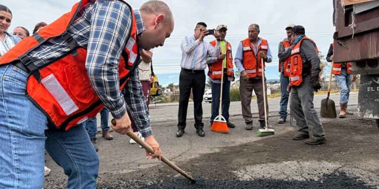 Tarímbaro arranca rehabilitación de vialidades con Programa de Bacheo
