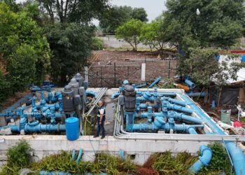 Adolfo Torres supervisa operación de cárcamos del Ooapas ante temporada de lluvias