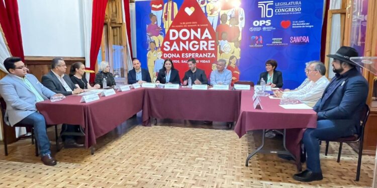 Congreso del Estado se suma a visibilizar la importancia de la donación voluntaria de sangre