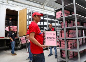 Arriban 6,447 Paquetes Electoralesa la bodega central del IEM