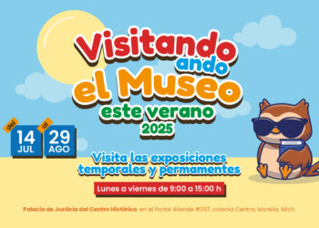 “Visitando ando 2025”: verano cultural para niños en el Museo del Poder Judicial de Michoacán