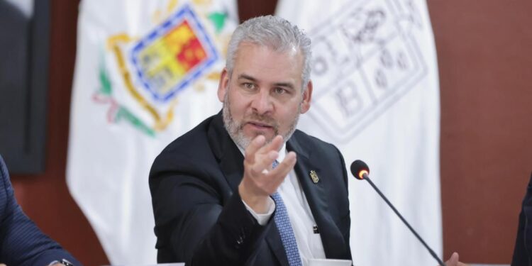 Obras públicas, reflejo de las finanzas sanas de Michoacán: Bedolla