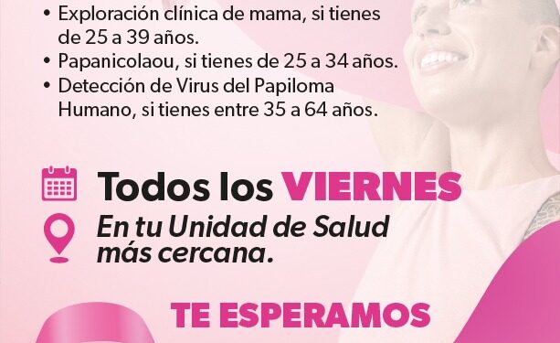 SSM refuerza detección de cáncer con estrategia “Viernes de la Mujer”
