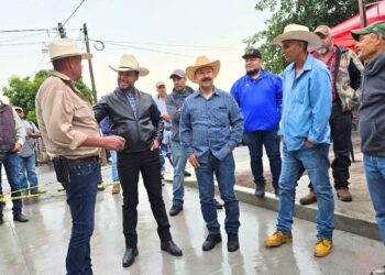 Supervisa Humberto Jiménez avances de obra en Los Palillos