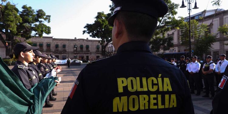 Conmemoró la Policía Morelia el CCXIV Aniversario de la Instalación de la Suprema Junta Nacional Americana