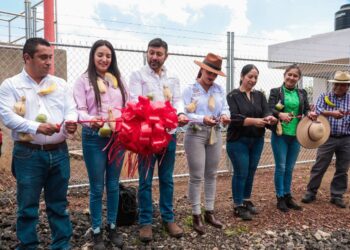 Zacapu avanza con obras históricas, Mónica Valdez inaugura Planta de Tratamiento de Aguas Residuales en Buena Vista
