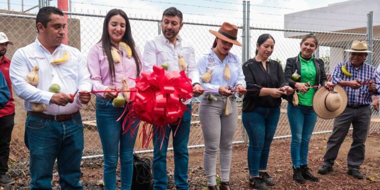 Zacapu avanza con obras históricas, Mónica Valdez inaugura Planta de Tratamiento de Aguas Residuales en Buena Vista