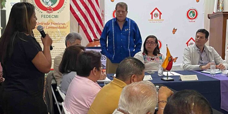 Refrenda Alfonso Martínez, apoyo a michoacanos radicados en EU