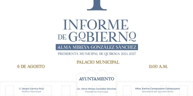 Rendirá Julio César Conejo Alejos su Primer Informe de Gobierno este viernes 8 de agosto