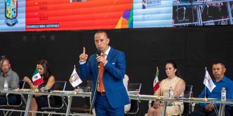 Impulsa alcalde de Morelos desayunador comunitario y mejora de los servicios básicos y públicos