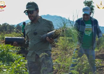 Se realizó reforestación en Uruscato con éxito: Humberto Jiménez Solís