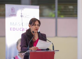 Más de 42 mil estudiantes beneficiados con obra educativa en Región Morelia: Gabriela Molina