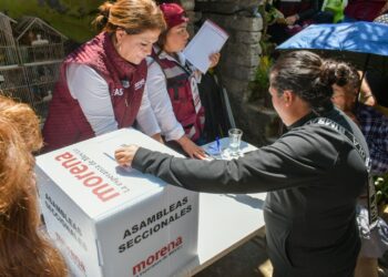 Fabiola Alanís instala comité seccional de Morena en Morelia y celebra la jornada nacional del movimiento
