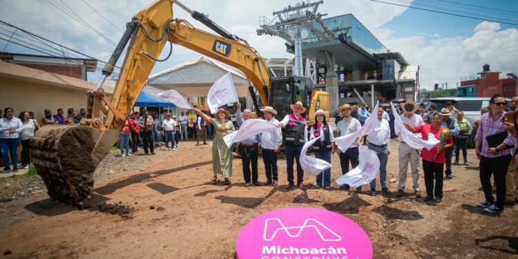 Obras complementarias del teleférico dignifican imagen urbana de Uruapan: Gladyz Butanda