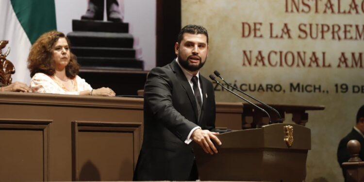 En representación del Congreso, Octavio Ocampo llama a la unidad y a la construcción de un Michoacán con paz y justicia