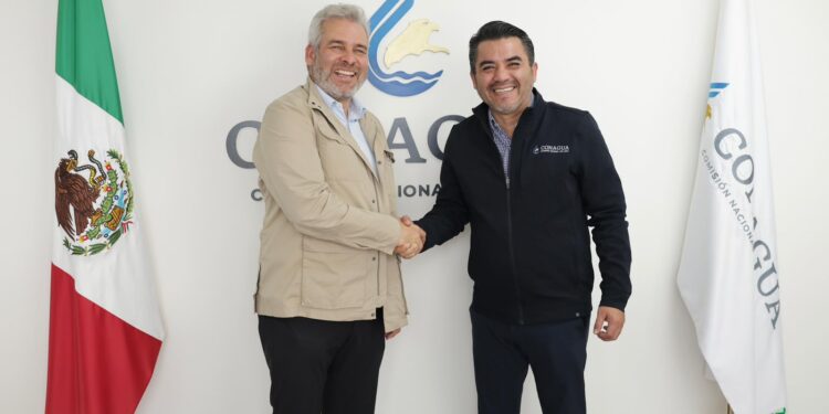 Bedolla y Conagua trazan ruta para convenir obra hidráulica en cuencas del lago de Pátzcuaro, río Duero y Morelia