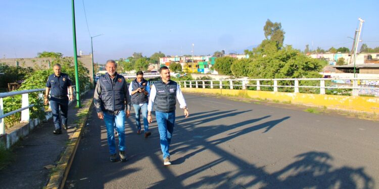 Yankel Benítez supervisa niveles de ríos y drenes de Morelia