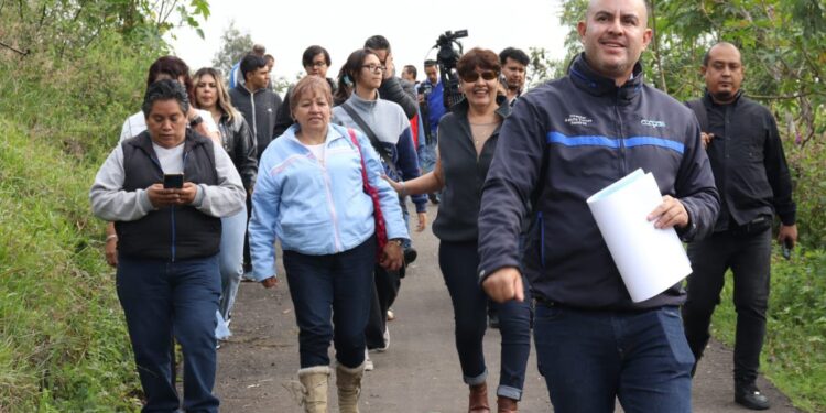 Adolfo Torres encabezó recorrido con encargados del orden en la Presa de Cointzio
