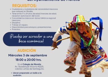 SeCultura invita a sumarse al Ballet Folklórico del Ayuntamiento de Morelia