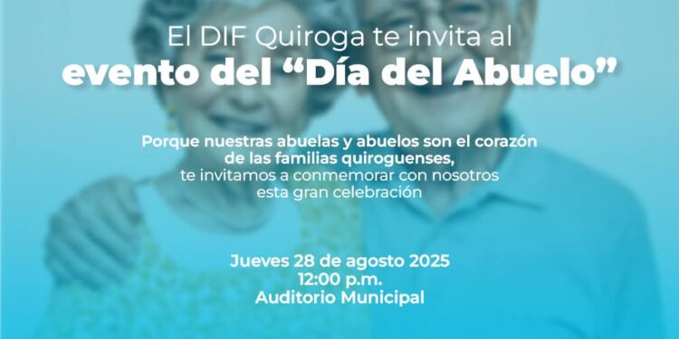 Celebrará Quiroga a sus abuelas y abuelos en su día