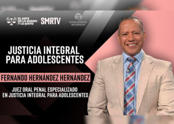 Juez Fernando Hernández Hernández habla sobre la justicia integral para adolescentes en el Arte de lo Bueno y lo Justo