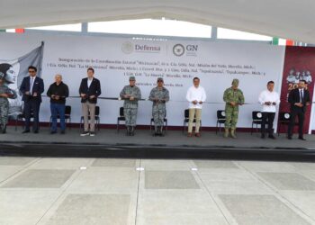 Inauguran Coordinación Estatal de la Guardia Nacional en Michoacán