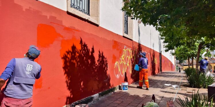 Gerencia del Centro Histórico, en constante mantenimiento del corazón de cantera de Morelia
