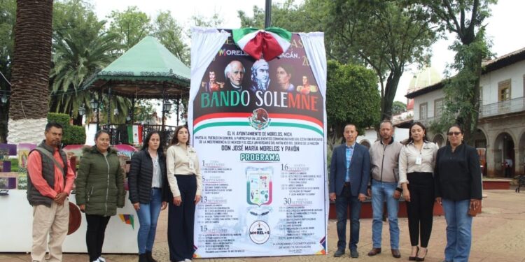 Morelos da inicio a las Fiestas Patrias 2025 con la colocación del Bando Solemne
